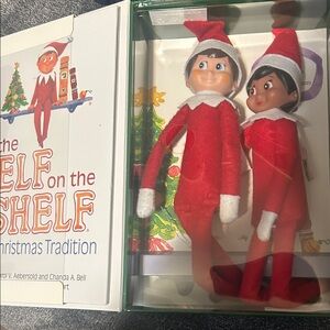 Elf on the Shelf Set boy and girl